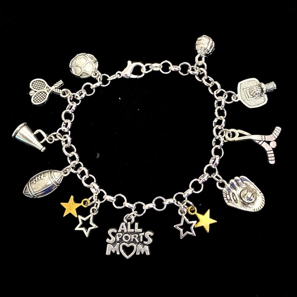 All Sports Mom Charm Bracelet - Picture 1 of 7